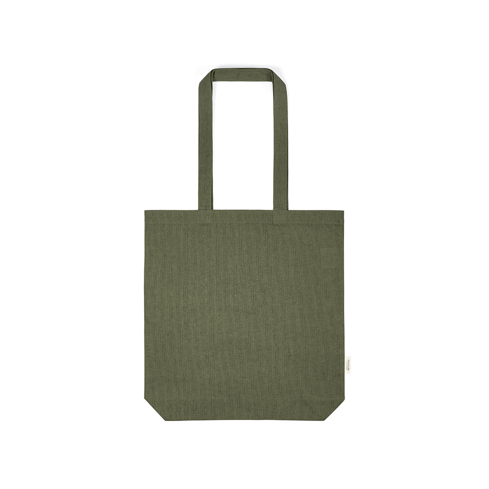 Shopping bag publicitaire coton recyclé 180g Annapurna Vert armée
